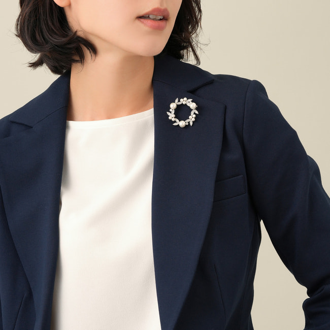 貝パール ブローチ