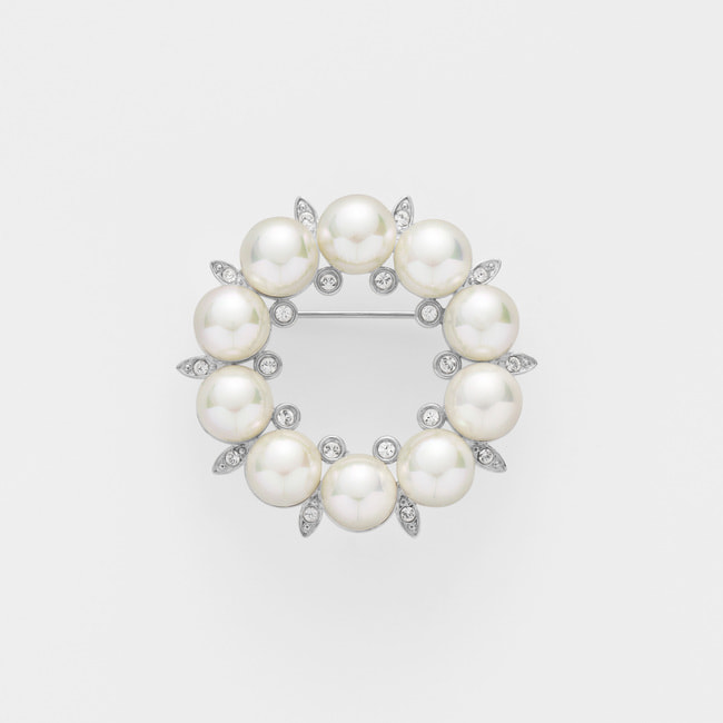 貝パール ブローチ