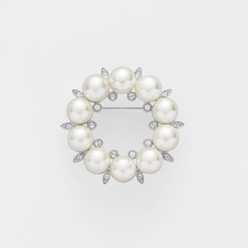 貝パール ブローチ