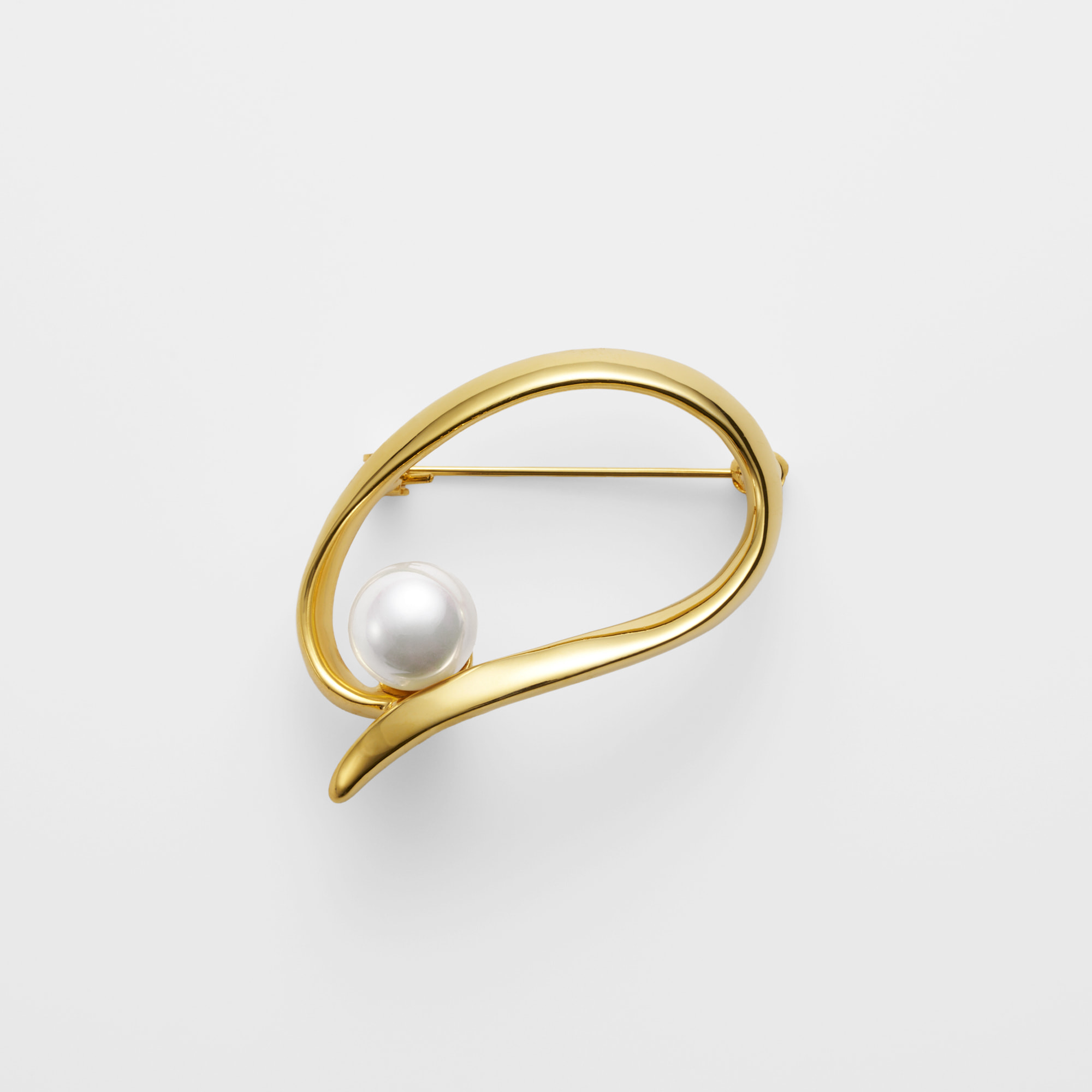 貝パール ブローチ