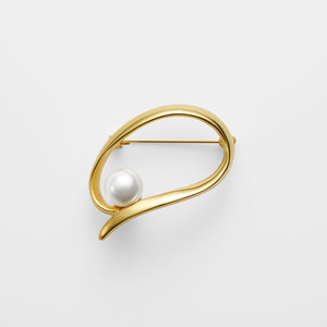 貝パール ブローチ