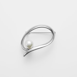 貝パール ブローチ