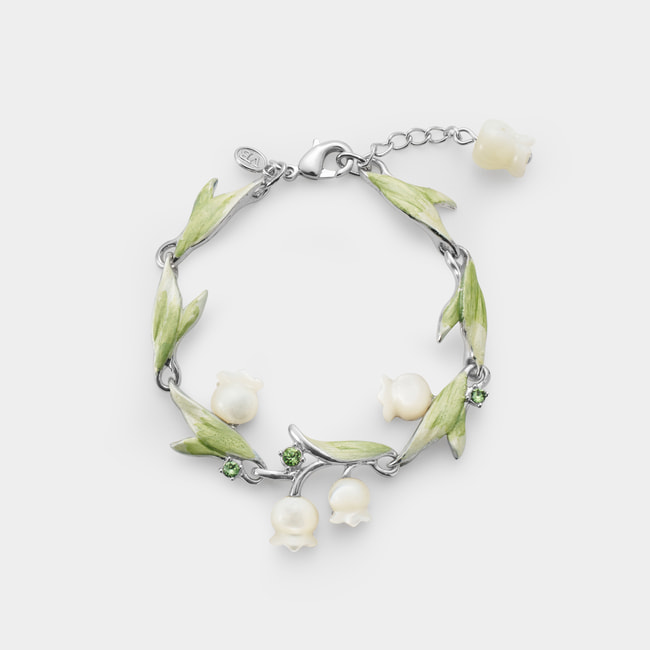 白蝶貝 すずらん ブレスレット