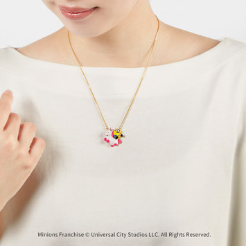 VENDOME★ミニオン コレクション★ネックレス 3 ハンカチセット VBRD5132__P2 【ミニオン コレクション】 アクセサリー3点