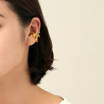 VBRE5100H_Y2 ミモザ イヤーカフ 2点セット｜イヤーカフ