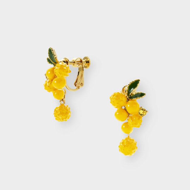 ミモザ イヤリング