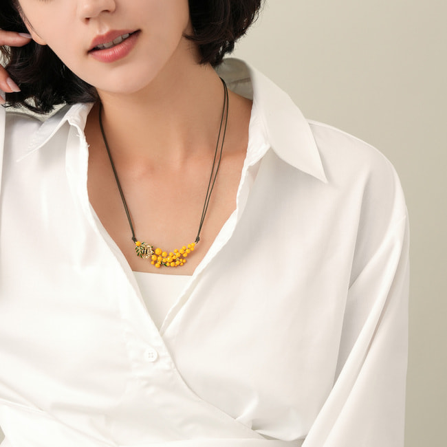 ミモザ ネックレス
