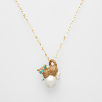 【VENDOME BOUTIQUE】x FEILER ロケットネックレス・ポーチ VENDOME BOUTIQUE】x FEILER ロケットネックレス・ポーチ