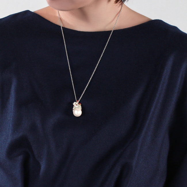 【フェイラーコラボレーション】ネックレス・ハンカチセット