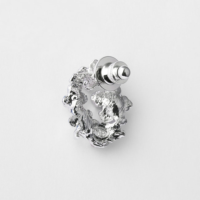 紫陽花&てんとう虫ブローチ