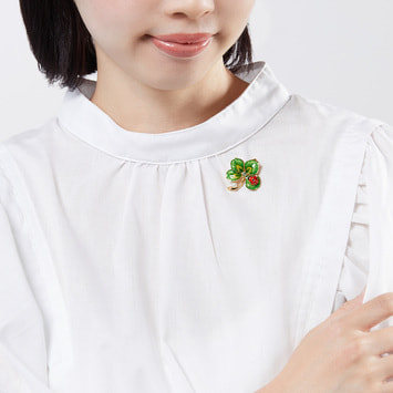 美品　VENDOME boutique クローバー テントウムシ ブローチ VBRV9043__XW_c999_a001_sm.jpg
