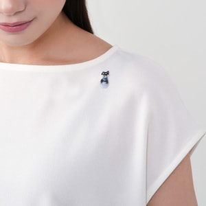 【VENDOME BOUTIQUE】x FEILER ブローチ・ポーチセット VERY5月号掲載》【フェイラーコラボレーション】ブローチ