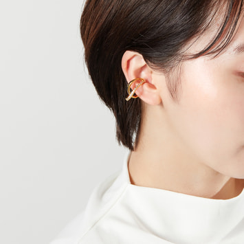 キュービックジルコニア イヤーカフ