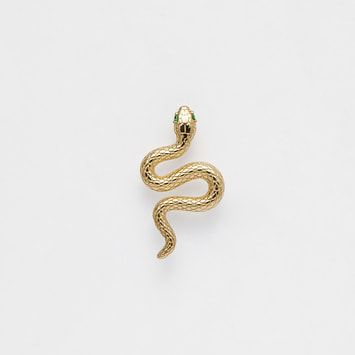 【旭山動物園応援企画】アオダイショウ ハーフピアス