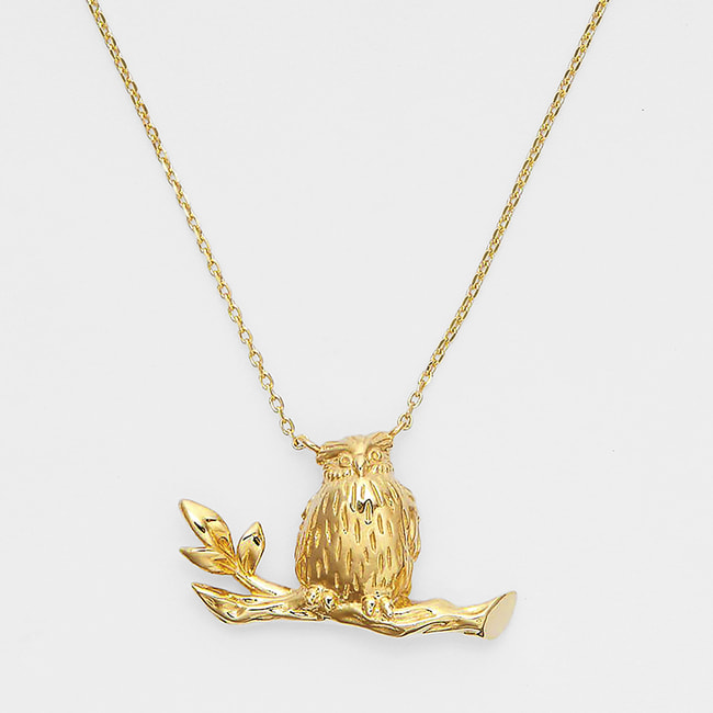 【旭山動物園応援企画】シマフクロウ ネックレス