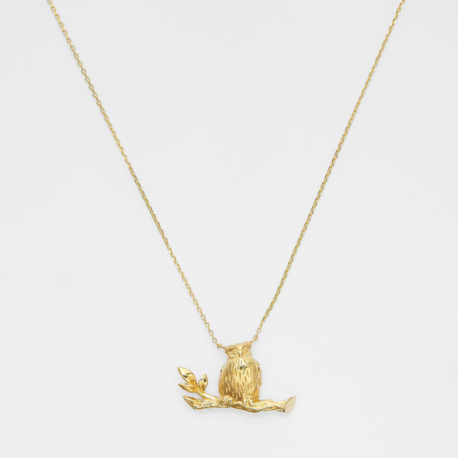 【旭山動物園応援企画】シマフクロウ ネックレス