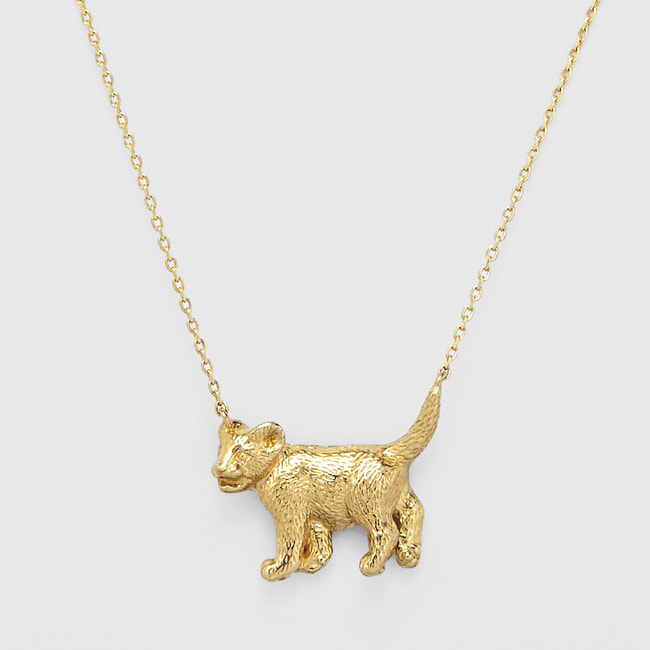 【旭山動物園応援企画】ライオン(仔) ネックレス