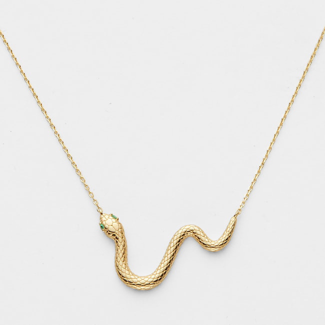 【旭山動物園応援企画】アオダイショウ ネックレス