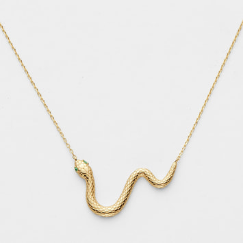 【旭山動物園応援企画】アオダイショウ ネックレス