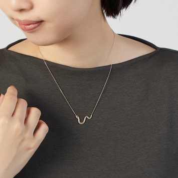 【旭山動物園応援企画】アオダイショウ ネックレス