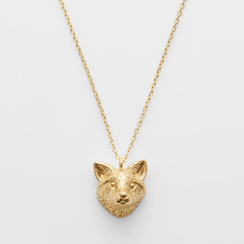 【旭山動物園応援企画】キタキツネ ネックレス