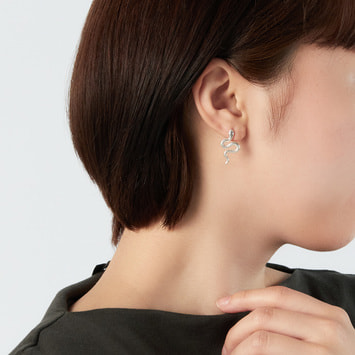 【旭山動物園応援企画】アオダイショウ ハーフピアス