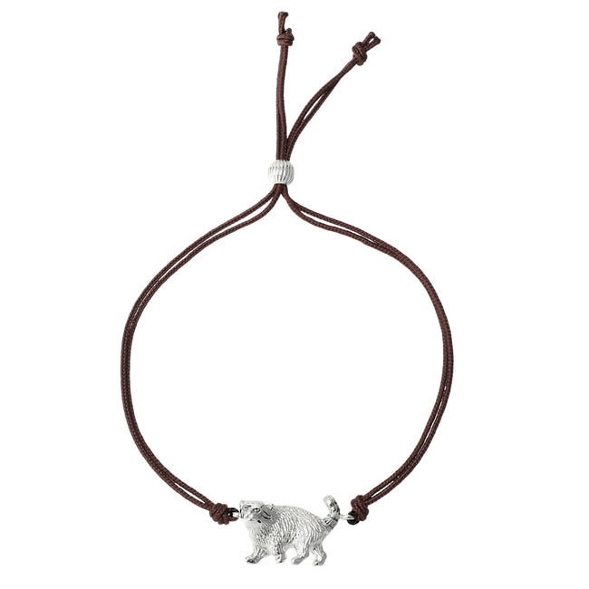 【旭山動物園応援企画】マヌル猫 ブレスレット