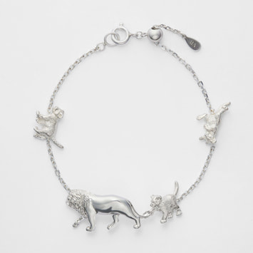 【旭山動物園応援企画】ライオン(親子) ブレスレット