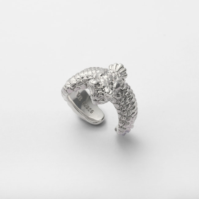 【旭山動物園応援企画】シマフクロウ イヤーカフ