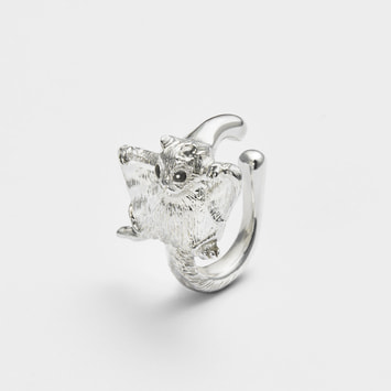 【旭山動物園応援企画】エゾモモンガ イヤーカフ