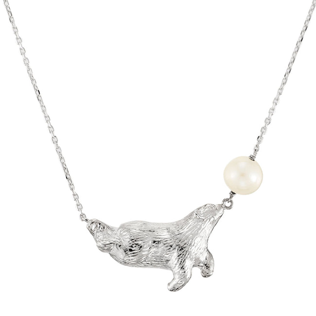 【旭山動物園応援企画】ホッキョクグマ ネックレス