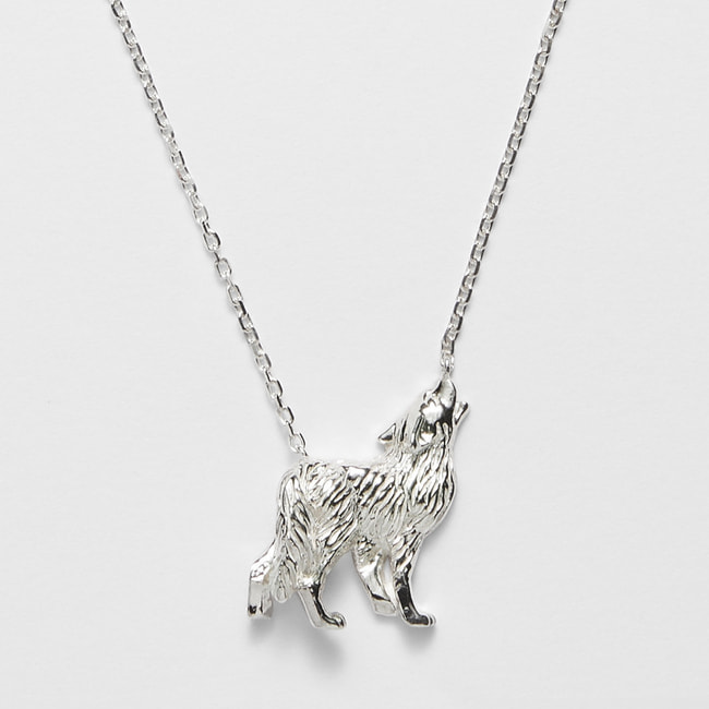【旭山動物園応援企画】 シンリンオオカミ ネックレス