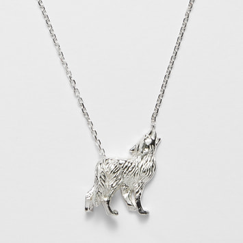 【旭山動物園応援企画】 シンリンオオカミ ネックレス