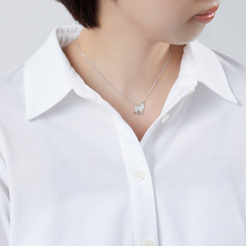 【旭山動物園応援企画】 シンリンオオカミ ネックレス