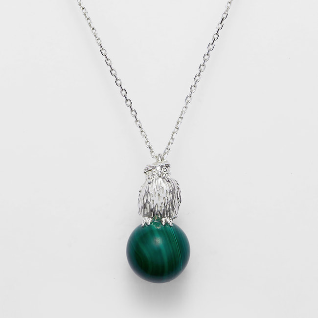 【旭山動物園応援企画】シマフクロウ ネックレス