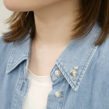 【旭山動物園応援企画】レッサーパンダ ブローチ