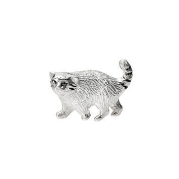 【旭山動物園応援企画】マヌル猫 ブローチ